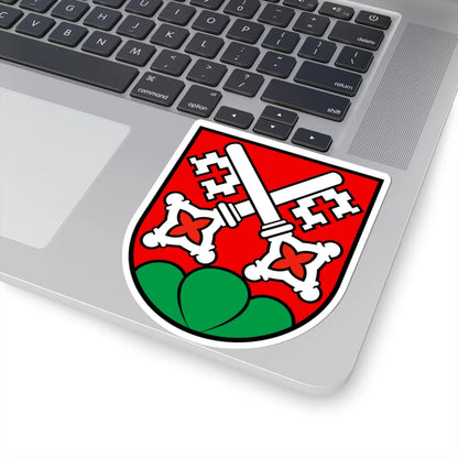 CHE La Neuveville District COA (Switzerland) (Coat of Arms) STICKER Vinyl Kiss-Cut Decal - The Sticker Space