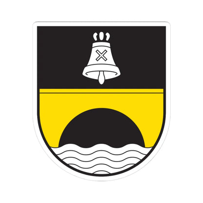 CHE La Punt Chamues-ch COA (Switzerland) (Coat of Arms) STICKER Vinyl Kiss-Cut Decal 3 Inch White - The Sticker Space