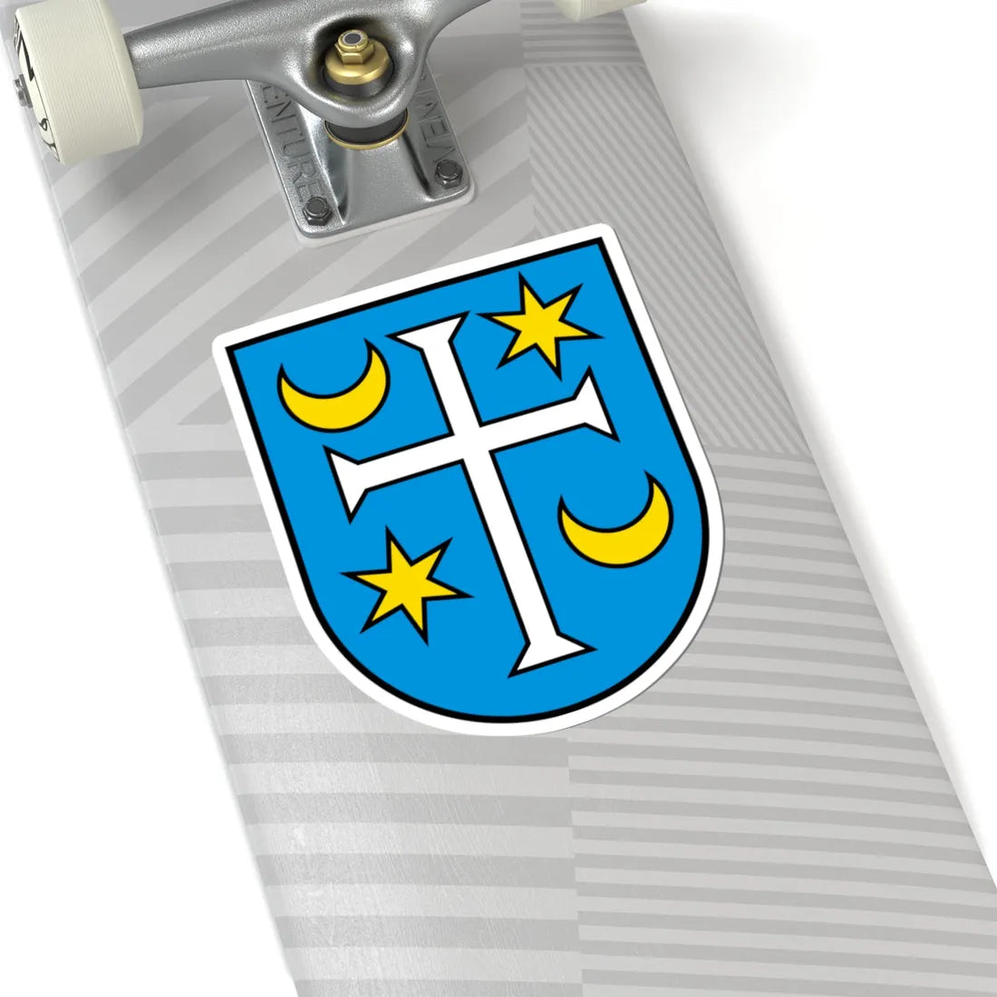 CHE Lauener COA (Switzerland) (Coat of Arms) STICKER Vinyl Kiss-Cut Decal - The Sticker Space