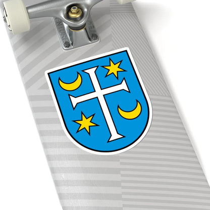 CHE Lauener COA (Switzerland) (Coat of Arms) STICKER Vinyl Kiss-Cut Decal - The Sticker Space