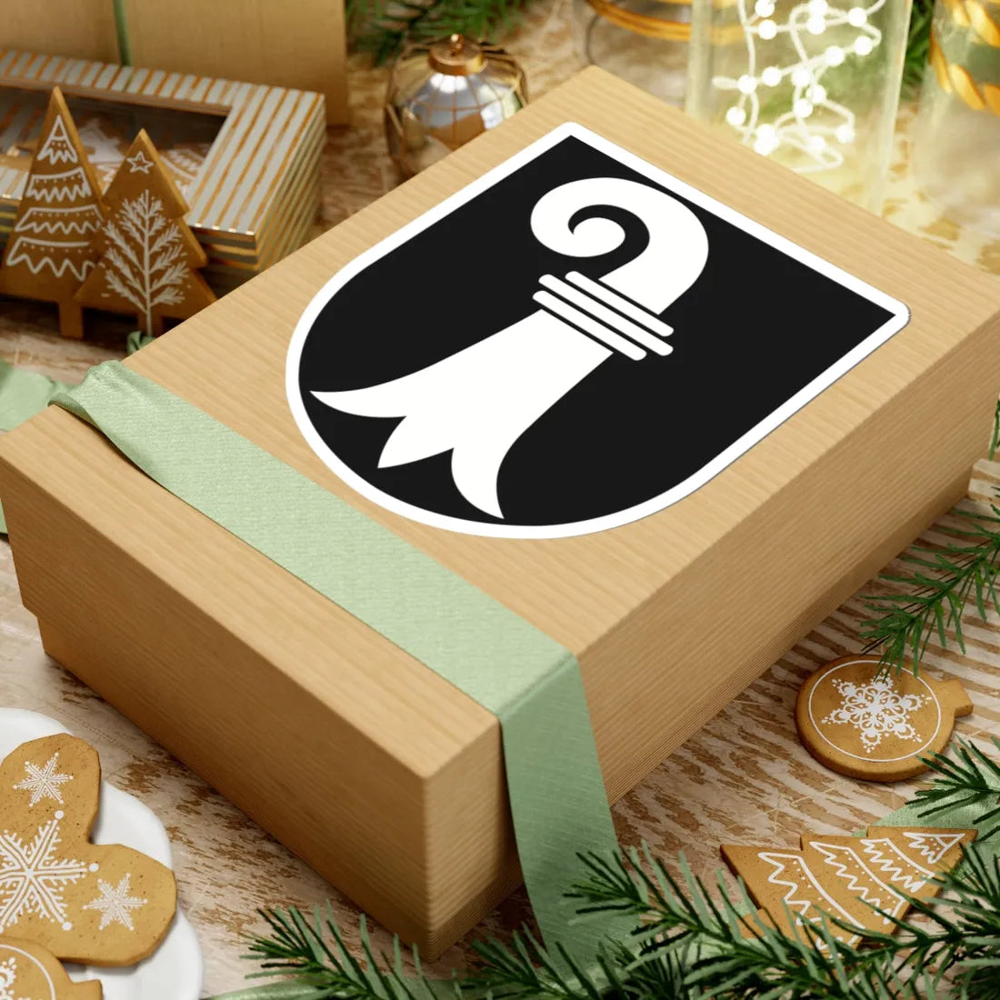 CHE Laufen BL official COA (Switzerland) (Coat of Arms) STICKER Vinyl Kiss-Cut Decal - The Sticker Space