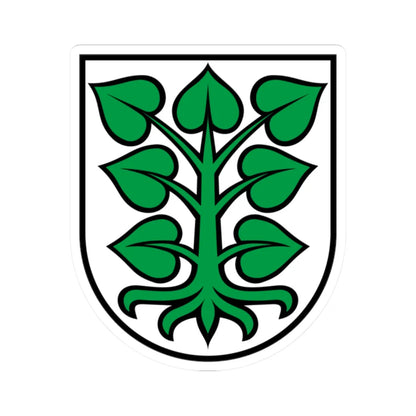 CHE Laupen BE COA (Switzerland) (Coat of Arms) STICKER Vinyl Kiss-Cut Decal 2 Inch White - The Sticker Space