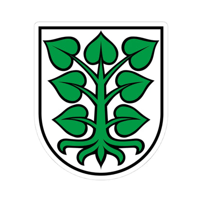 CHE Laupen BE COA (Switzerland) (Coat of Arms) STICKER Vinyl Kiss-Cut Decal 4 Inch White - The Sticker Space