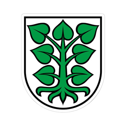 CHE Laupen BE COA (Switzerland) (Coat of Arms) STICKER Vinyl Kiss-Cut Decal 6 Inch White - The Sticker Space