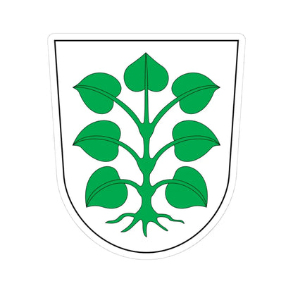 CHE Laupen COA (Switzerland) (Coat of Arms) STICKER Vinyl Kiss-Cut Decal 4 Inch White - The Sticker Space