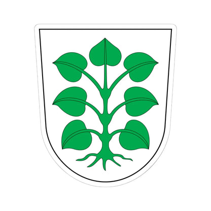 CHE Laupen COA (Switzerland) (Coat of Arms) STICKER Vinyl Kiss-Cut Decal 6 Inch White - The Sticker Space