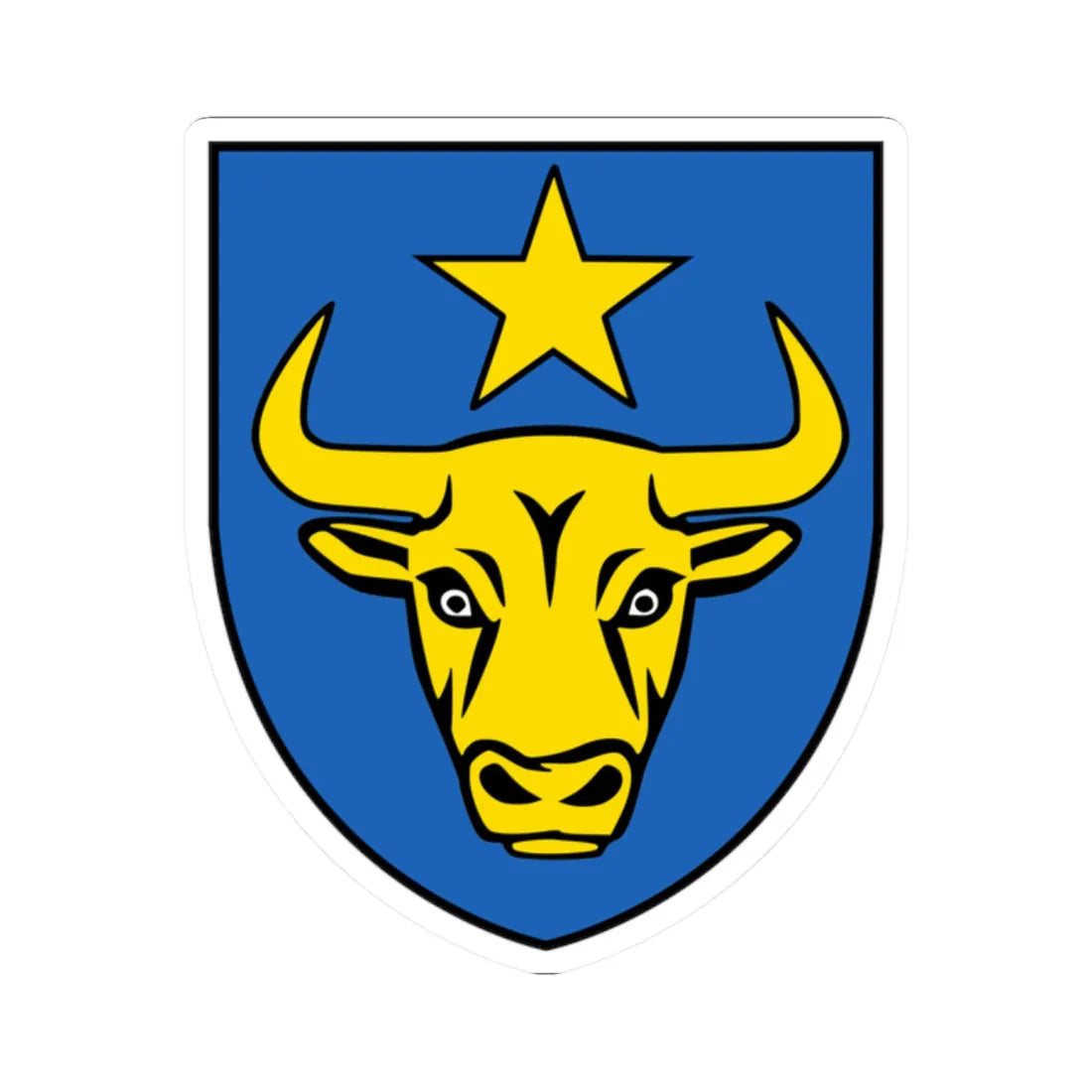 CHE Le Bouveret COA (Switzerland) (Coat of Arms) STICKER Vinyl Kiss-Cut Decal 2 Inch White - The Sticker Space