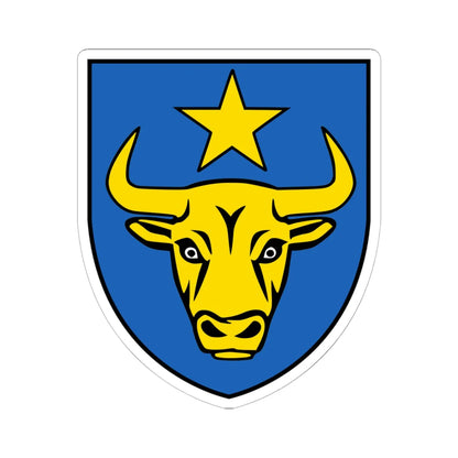 CHE Le Bouveret COA (Switzerland) (Coat of Arms) STICKER Vinyl Kiss-Cut Decal 6 Inch White - The Sticker Space