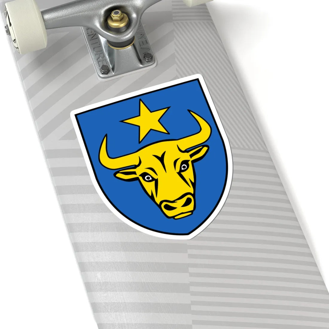 CHE Le Bouveret COA (Switzerland) (Coat of Arms) STICKER Vinyl Kiss-Cut Decal - The Sticker Space