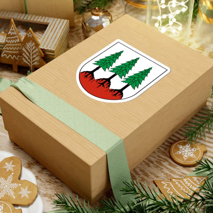 CHE Les Bois COA (Switzerland) (Coat of Arms) STICKER Vinyl Kiss-Cut Decal - The Sticker Space