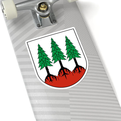 CHE Les Bois COA (Switzerland) (Coat of Arms) STICKER Vinyl Kiss-Cut Decal - The Sticker Space