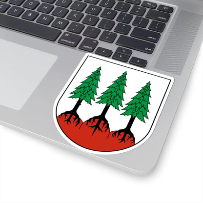 CHE Les Bois COA (Switzerland) (Coat of Arms) STICKER Vinyl Kiss-Cut Decal - The Sticker Space