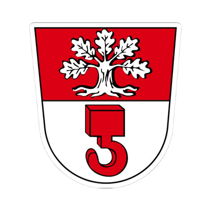 CHE Lohn-Ammannsegg COA (Switzerland) (Coat of Arms) STICKER Vinyl Kiss-Cut Decal 4 Inch White - The Sticker Space