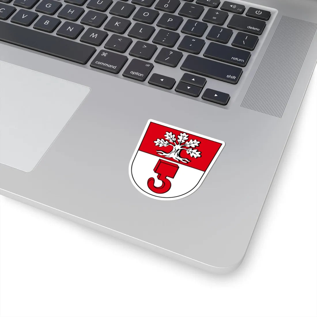 CHE Lohn-Ammannsegg COA (Switzerland) (Coat of Arms) STICKER Vinyl Kiss-Cut Decal - The Sticker Space