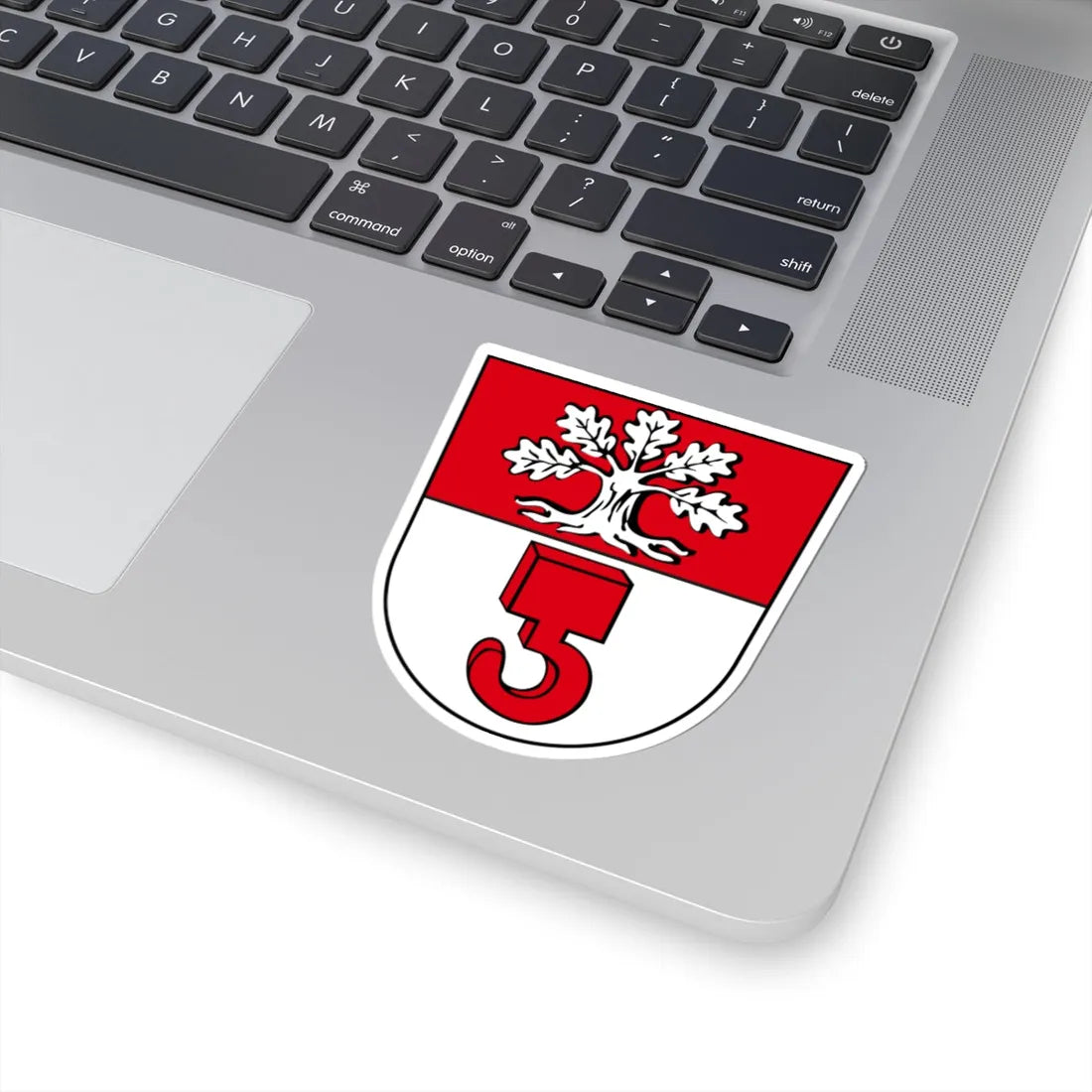 CHE Lohn-Ammannsegg COA (Switzerland) (Coat of Arms) STICKER Vinyl Kiss-Cut Decal - The Sticker Space