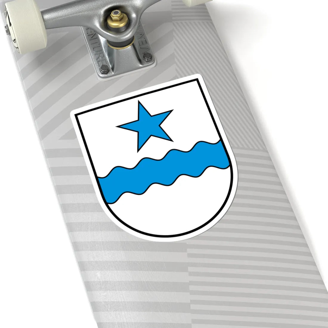 CHE Luterbach COA (Switzerland) (Coat of Arms) STICKER Vinyl Kiss-Cut Decal - The Sticker Space