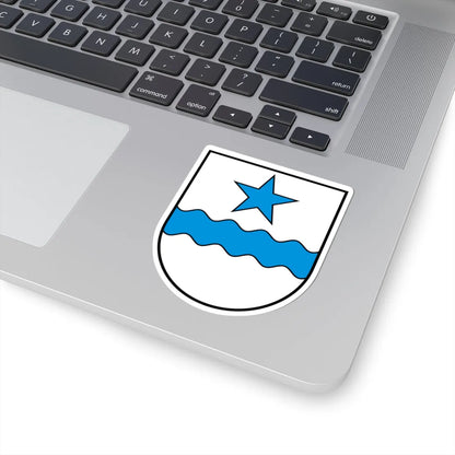 CHE Luterbach COA (Switzerland) (Coat of Arms) STICKER Vinyl Kiss-Cut Decal - The Sticker Space