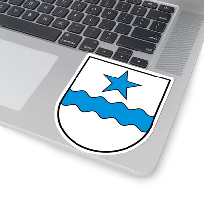 CHE Luterbach COA (Switzerland) (Coat of Arms) STICKER Vinyl Kiss-Cut Decal - The Sticker Space