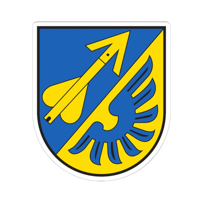 CHE Luzein COA (Switzerland) (Coat of Arms) STICKER Vinyl Kiss-Cut Decal 6 Inch White - The Sticker Space