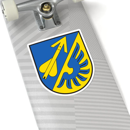 CHE Luzein COA (Switzerland) (Coat of Arms) STICKER Vinyl Kiss-Cut Decal - The Sticker Space