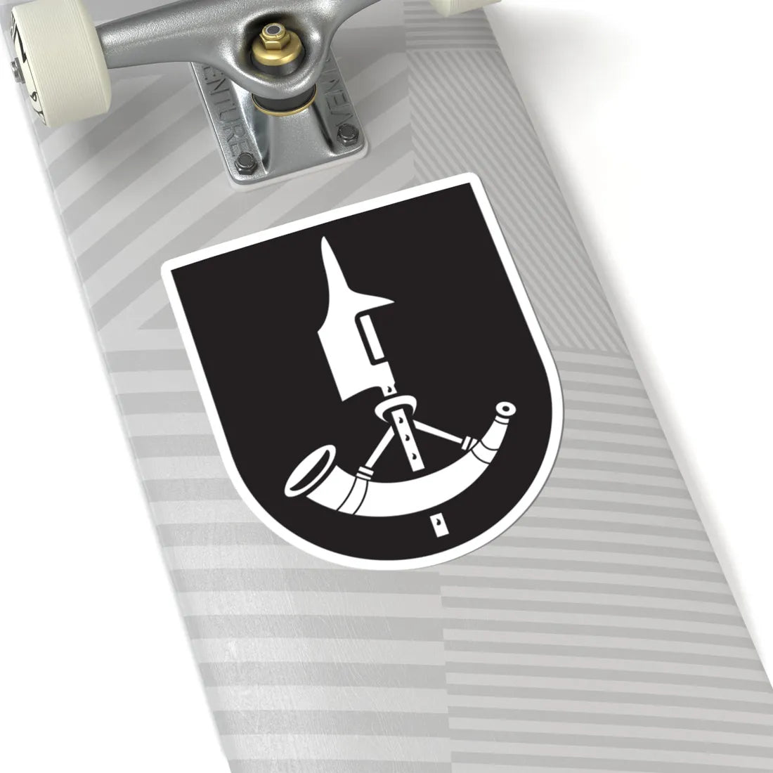 CHE Madulain COA (Switzerland) (Coat of Arms) STICKER Vinyl Kiss-Cut Decal - The Sticker Space