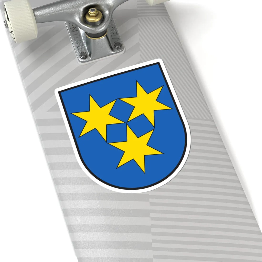 CHE Maienfeld COA (Switzerland) (Coat of Arms) STICKER Vinyl Kiss-Cut Decal - The Sticker Space