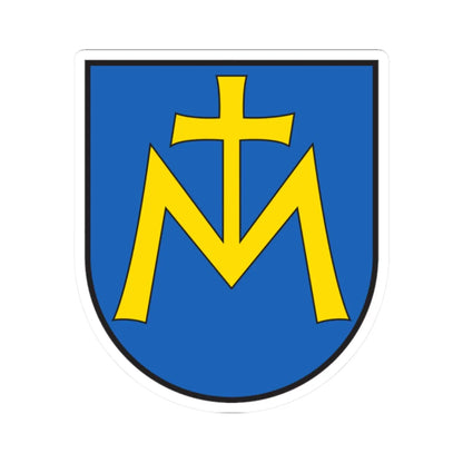 CHE Malans COA (Switzerland) (Coat of Arms) STICKER Vinyl Kiss-Cut Decal 2 Inch White - The Sticker Space