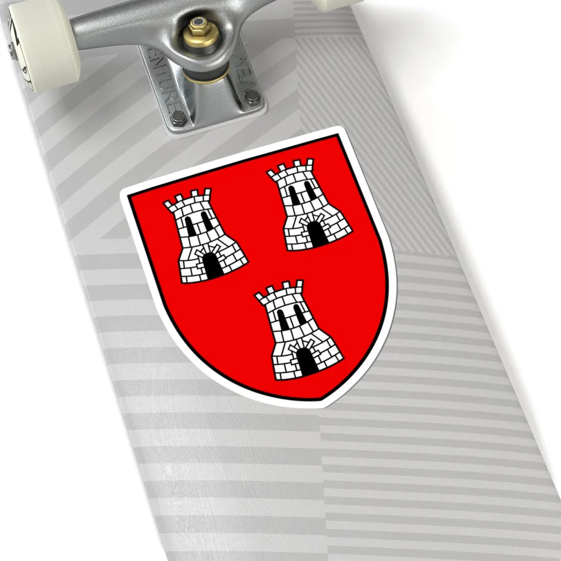 CHE Massongex COA (Switzerland) (Coat of Arms) STICKER Vinyl Kiss-Cut Decal - The Sticker Space