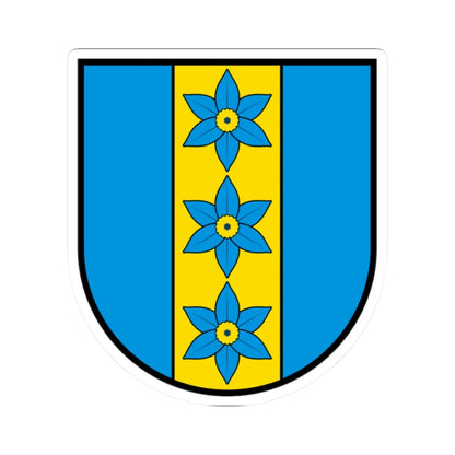 CHE Mellstorf COA proposal 2 (Switzerland) (Coat of Arms) STICKER Vinyl Kiss-Cut Decal 2 Inch White - The Sticker Space