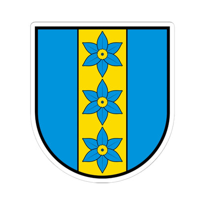 CHE Mellstorf COA proposal 2 (Switzerland) (Coat of Arms) STICKER Vinyl Kiss-Cut Decal 6 Inch White - The Sticker Space