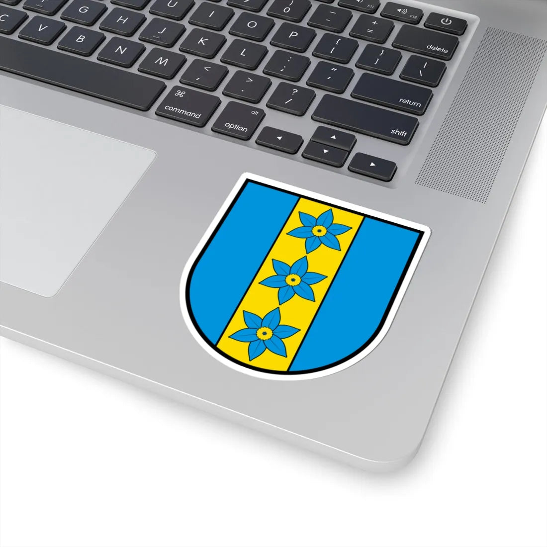 CHE Mellstorf COA proposal 2 (Switzerland) (Coat of Arms) STICKER Vinyl Kiss-Cut Decal - The Sticker Space