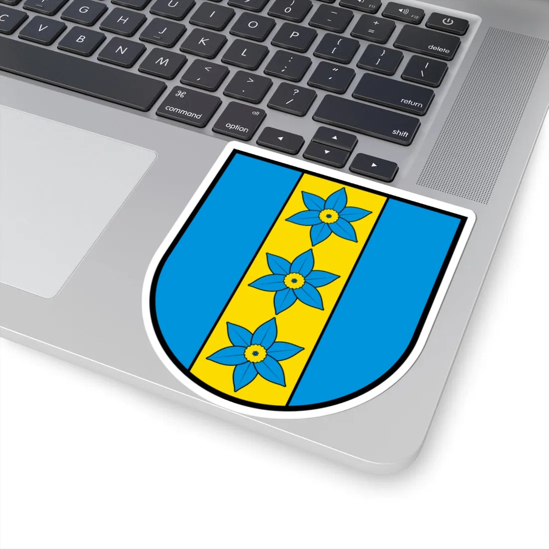 CHE Mellstorf COA proposal 2 (Switzerland) (Coat of Arms) STICKER Vinyl Kiss-Cut Decal - The Sticker Space