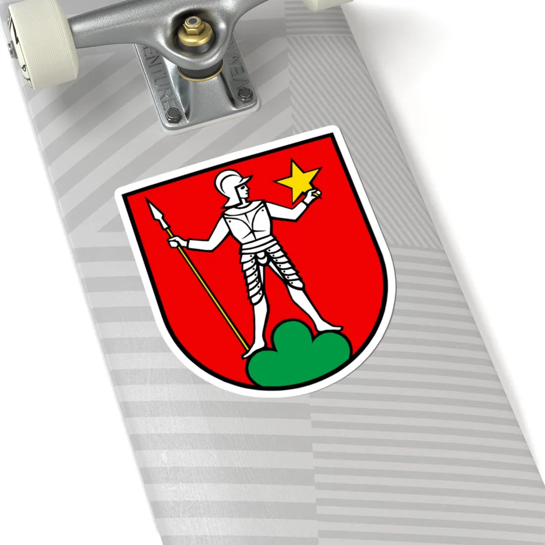 CHE Menziken COA (Switzerland) (Coat of Arms) STICKER Vinyl Kiss-Cut Decal - The Sticker Space