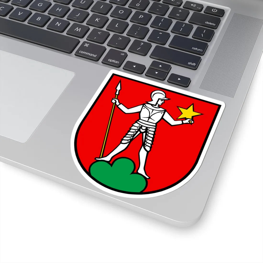 CHE Menziken COA (Switzerland) (Coat of Arms) STICKER Vinyl Kiss-Cut Decal - The Sticker Space