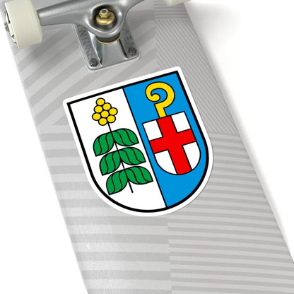 CHE Mezzovico-Vira COA (Switzerland) (Coat of Arms) STICKER Vinyl Kiss-Cut Decal - The Sticker Space