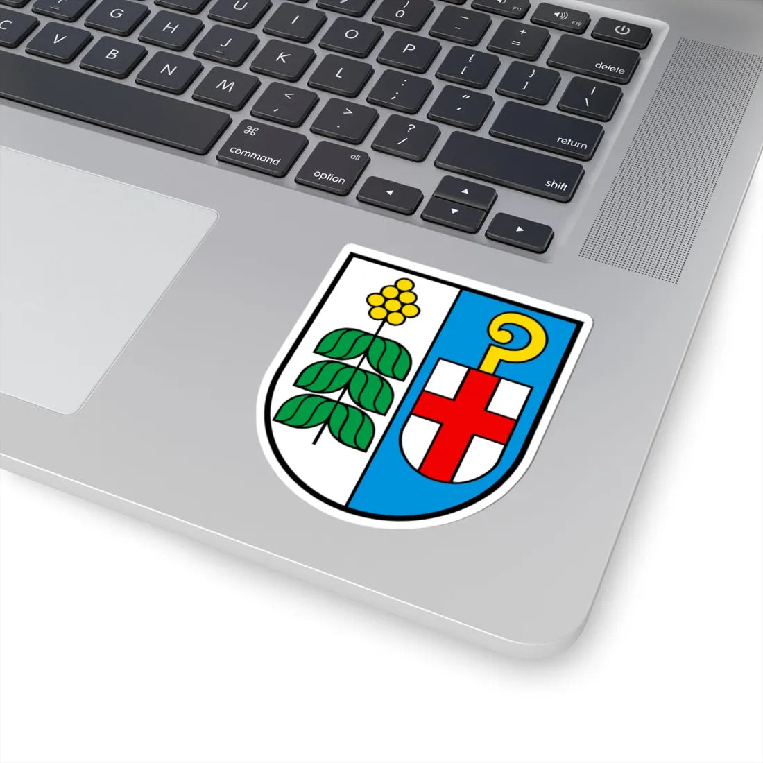 CHE Mezzovico-Vira COA (Switzerland) (Coat of Arms) STICKER Vinyl Kiss-Cut Decal - The Sticker Space