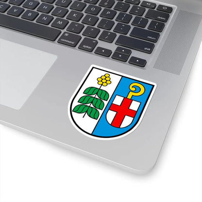 CHE Mezzovico-Vira COA (Switzerland) (Coat of Arms) STICKER Vinyl Kiss-Cut Decal - The Sticker Space