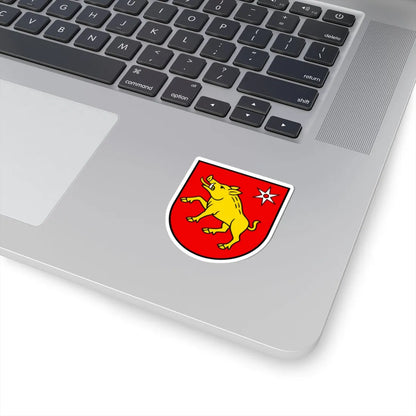 CHE Ménières COA (Switzerland) (Coat of Arms) STICKER Vinyl Kiss-Cut Decal - The Sticker Space