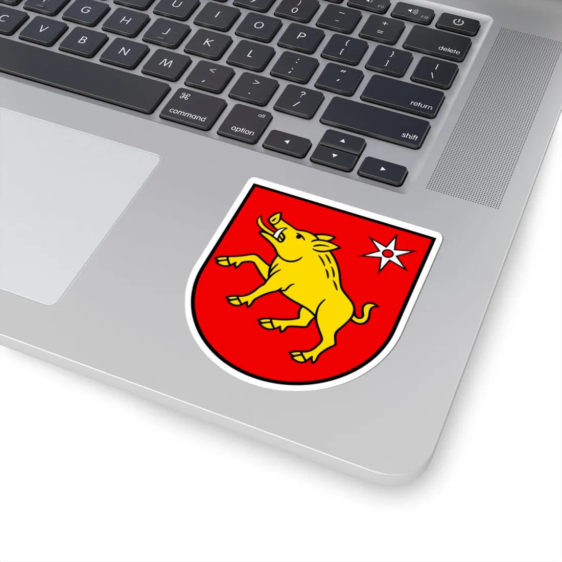 CHE Ménières COA (Switzerland) (Coat of Arms) STICKER Vinyl Kiss-Cut Decal - The Sticker Space