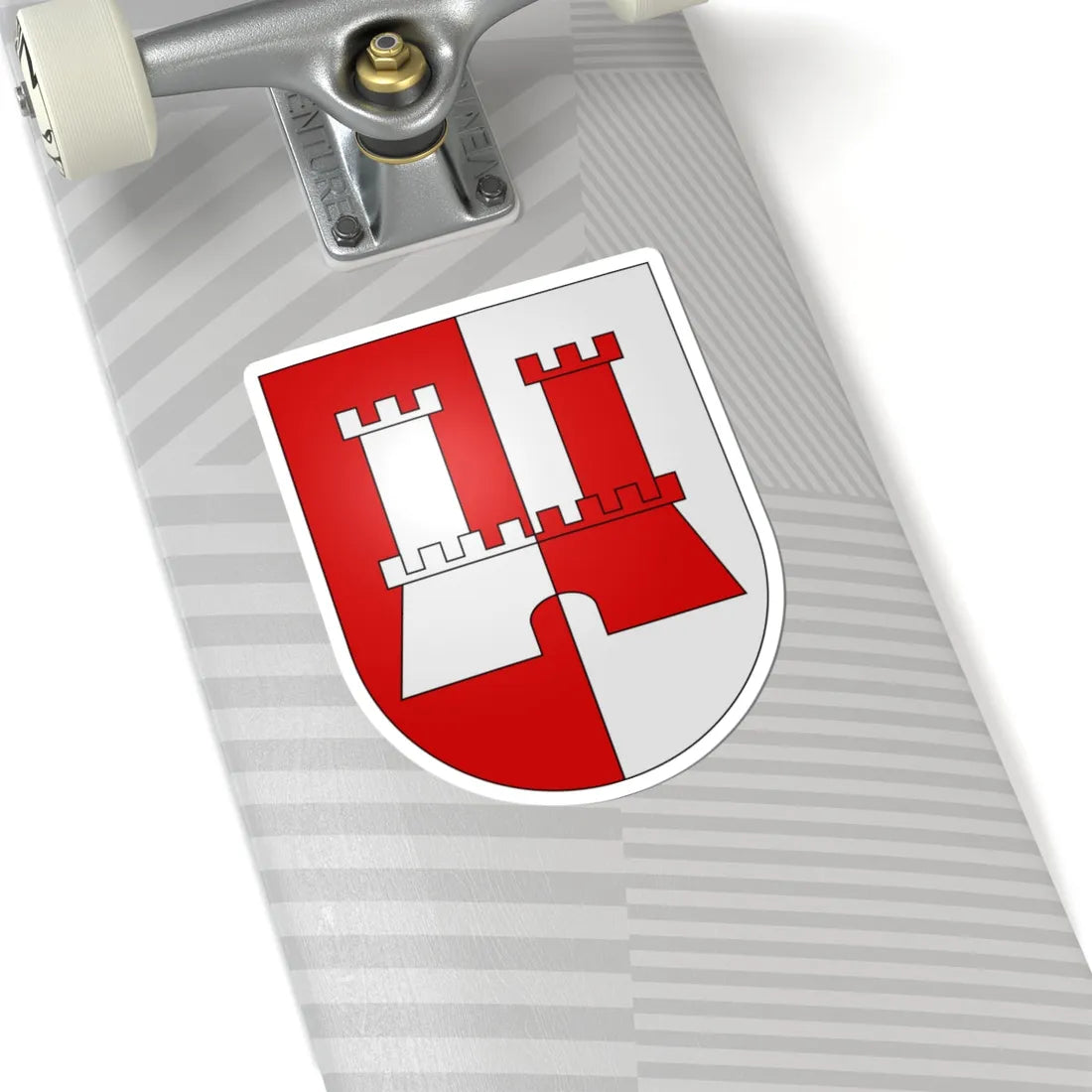 CHE Morbio Inferiore COA (Switzerland) (Coat of Arms) STICKER Vinyl Kiss-Cut Decal - The Sticker Space