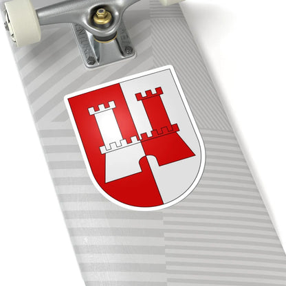 CHE Morbio Inferiore COA (Switzerland) (Coat of Arms) STICKER Vinyl Kiss-Cut Decal - The Sticker Space