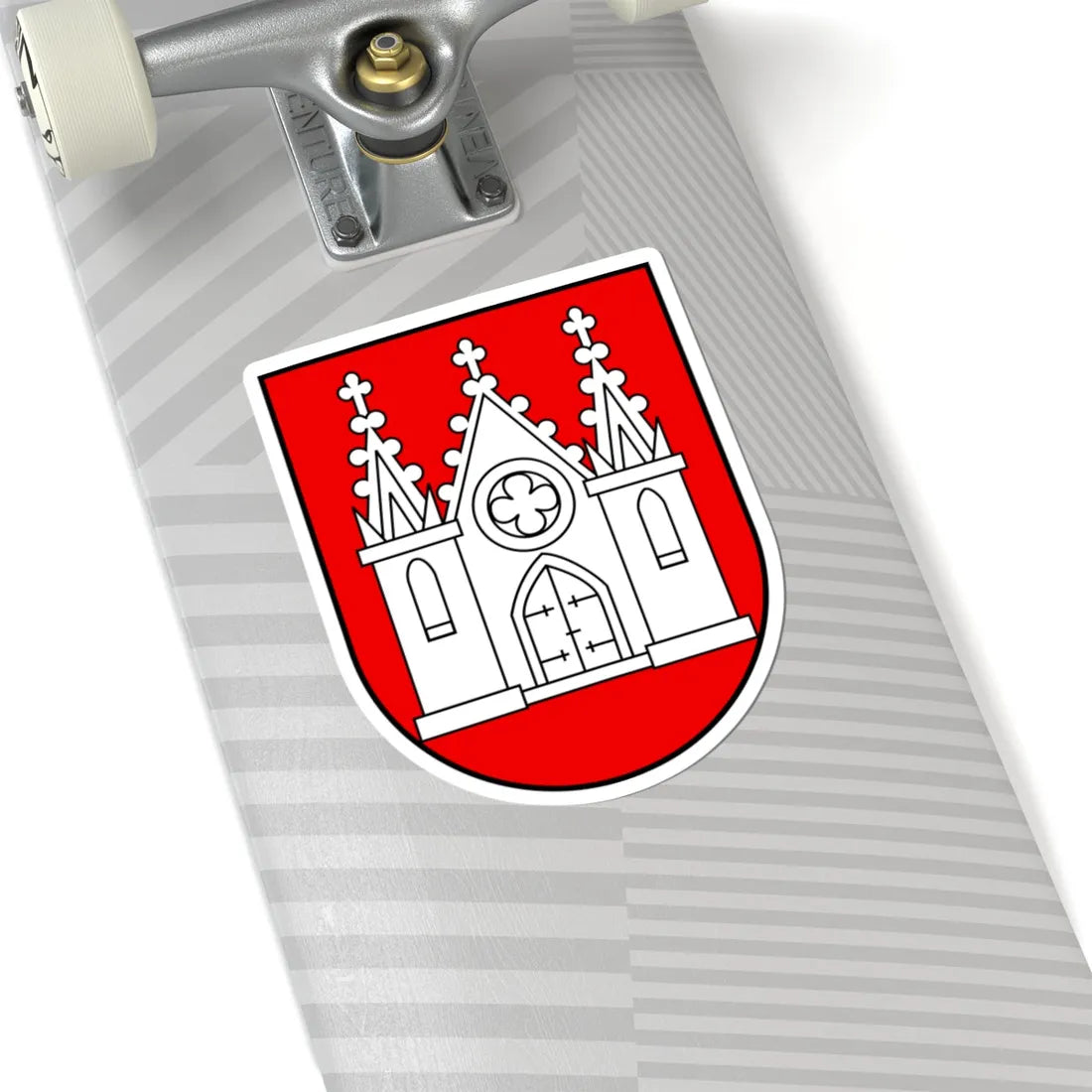 CHE Moutier ancien district COA (Switzerland) (Coat of Arms) STICKER Vinyl Kiss-Cut Decal - The Sticker Space