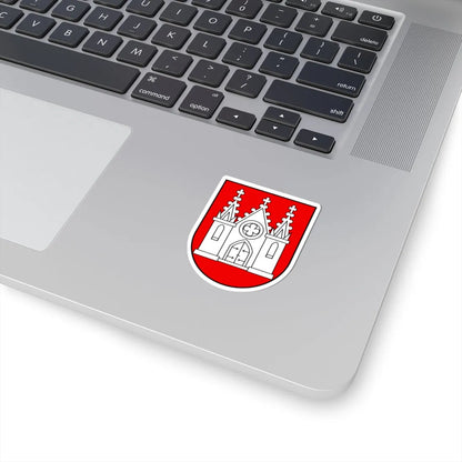 CHE Moutier ancien district COA (Switzerland) (Coat of Arms) STICKER Vinyl Kiss-Cut Decal - The Sticker Space