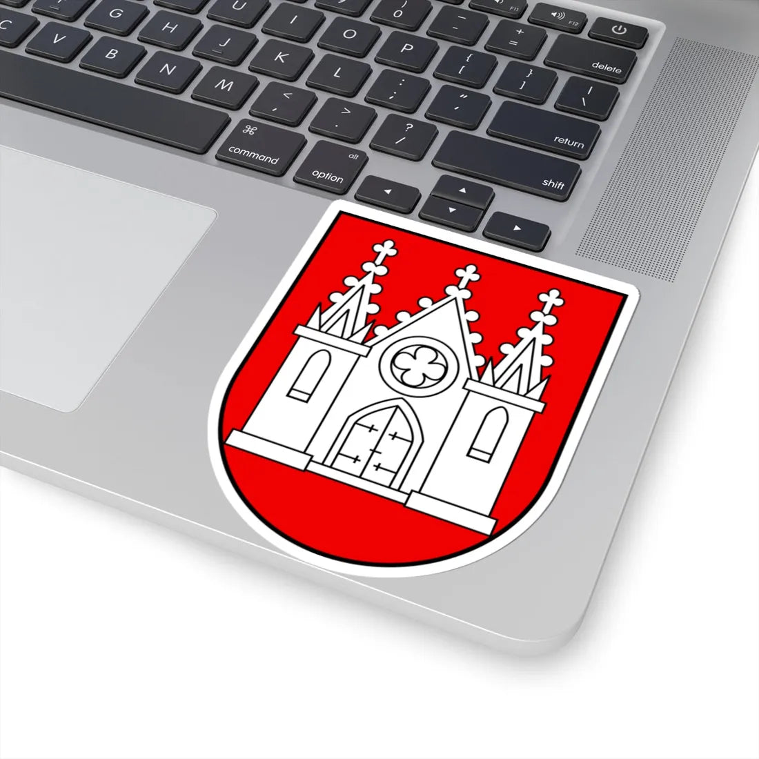CHE Moutier ancien district COA (Switzerland) (Coat of Arms) STICKER Vinyl Kiss-Cut Decal - The Sticker Space