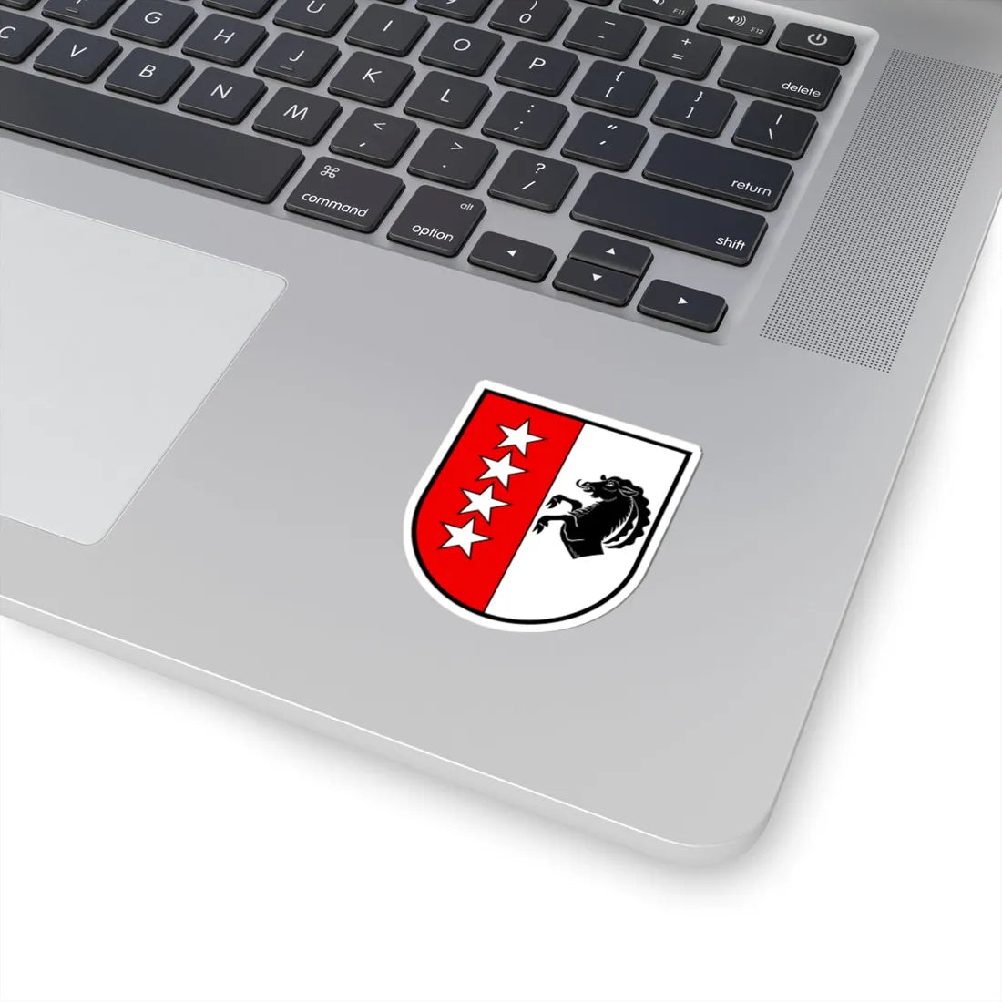 CHE Mürren COA (Switzerland) (Coat of Arms) STICKER Vinyl Kiss-Cut Decal - The Sticker Space