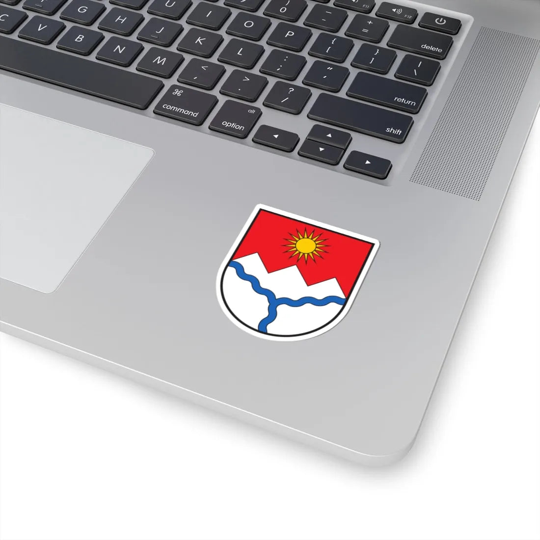 CHE Muntogna da Schons COA (Switzerland) (Coat of Arms) STICKER Vinyl Kiss-Cut Decal - The Sticker Space