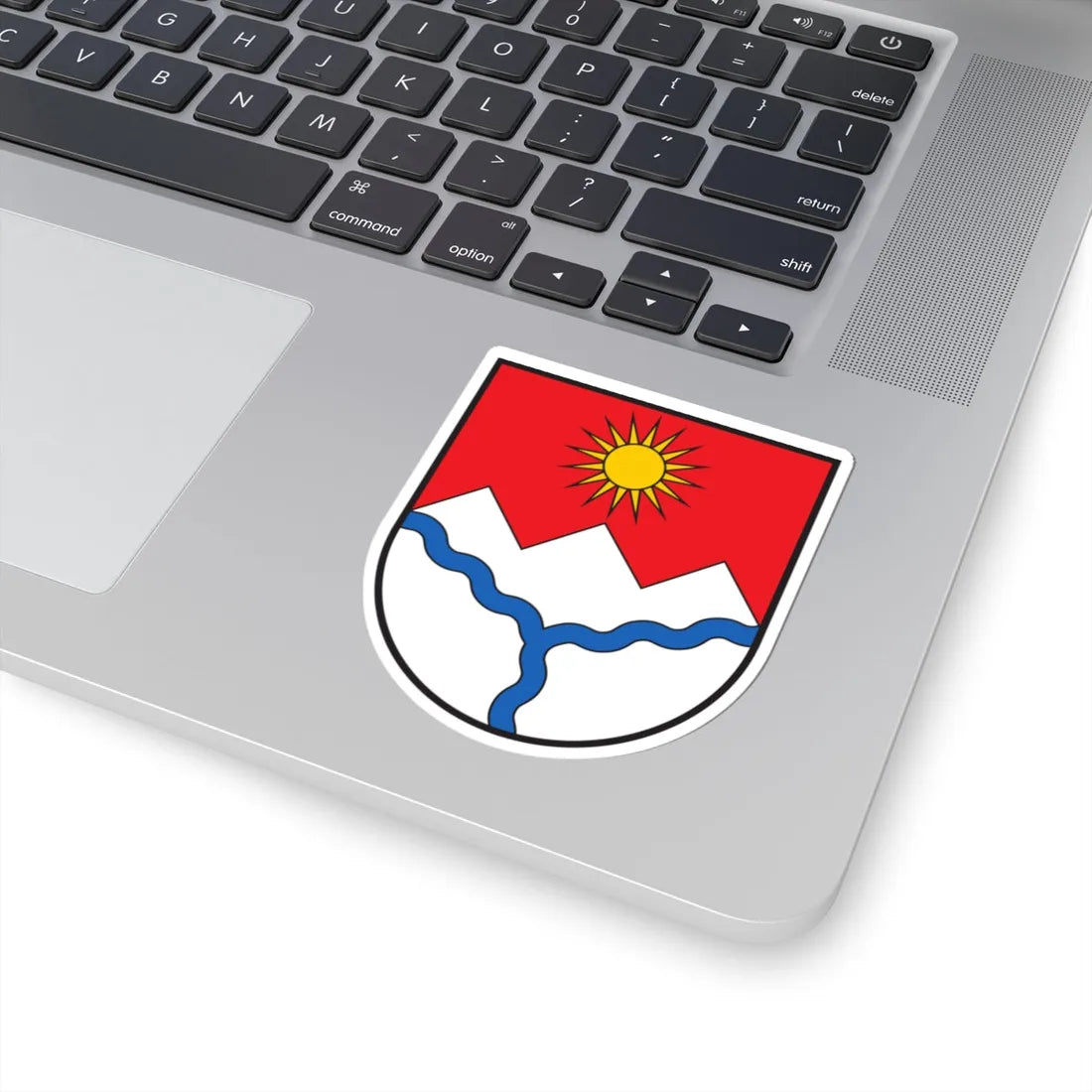 CHE Muntogna da Schons COA (Switzerland) (Coat of Arms) STICKER Vinyl Kiss-Cut Decal - The Sticker Space