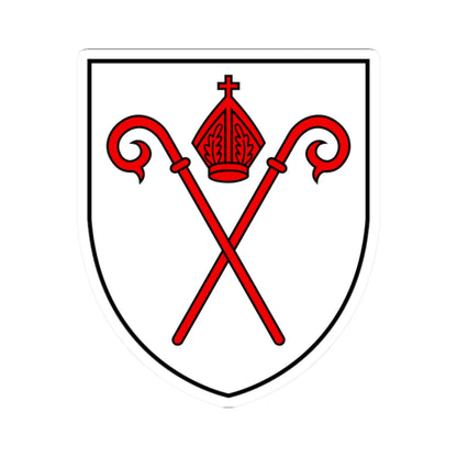 CHE Naters COA 1989 (Switzerland) (Coat of Arms) STICKER Vinyl Kiss-Cut Decal 2 Inch White - The Sticker Space