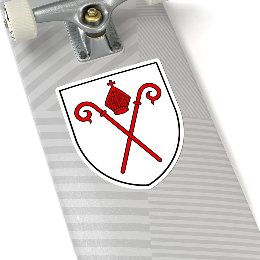 CHE Naters COA 1989 (Switzerland) (Coat of Arms) STICKER Vinyl Kiss-Cut Decal - The Sticker Space