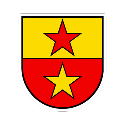 CHE Neuenhof COA (Switzerland) (Coat of Arms) STICKER Vinyl Kiss-Cut Decal 2 Inch White - The Sticker Space